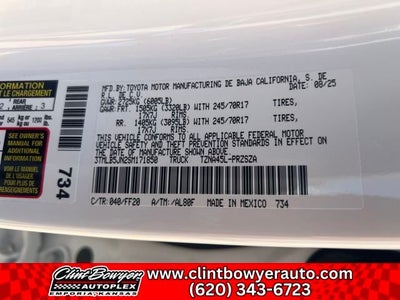 2025 Toyota Tacoma SR5