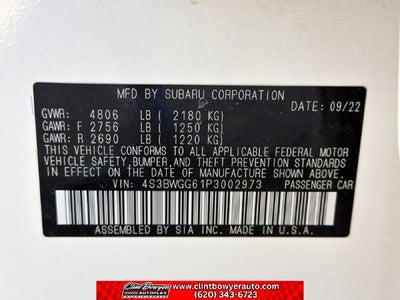 2023 Subaru Legacy Sport