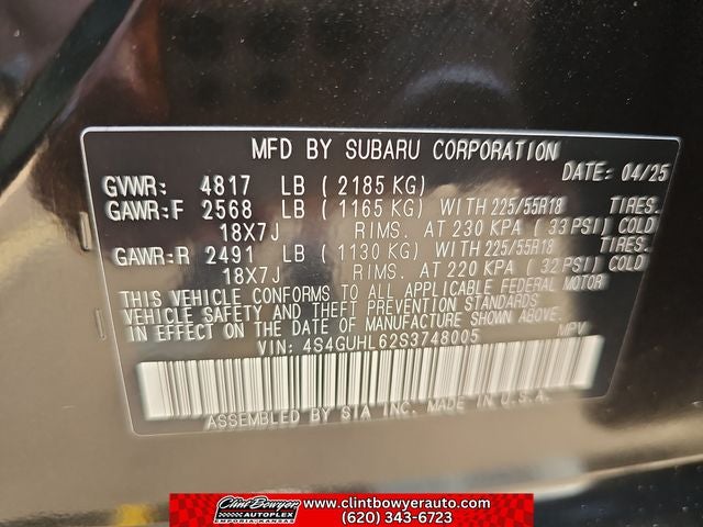 2025 Subaru Crosstrek Limited